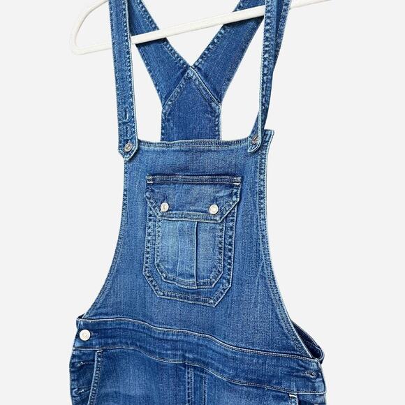 7 For All Mankind Denim Overalls size medium - Picture 2 of 8